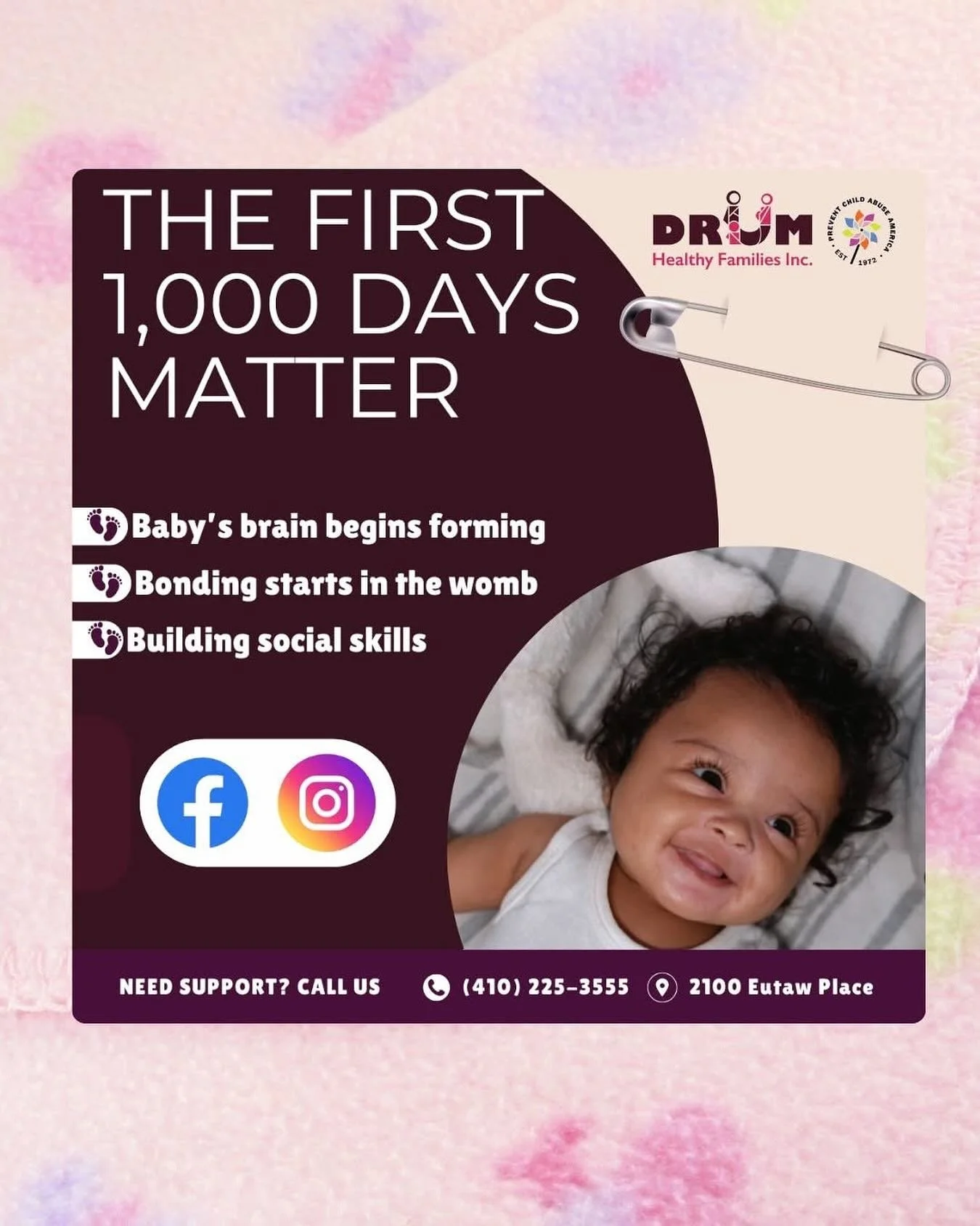 The first 1,000 days are not about perfection &mdash; they&rsquo;re about presence. Every smile, every cuddle, every meal shared helps your baby grow strong in body and heart.

DRUM is here to help with your basic necessities. Reach out to our office