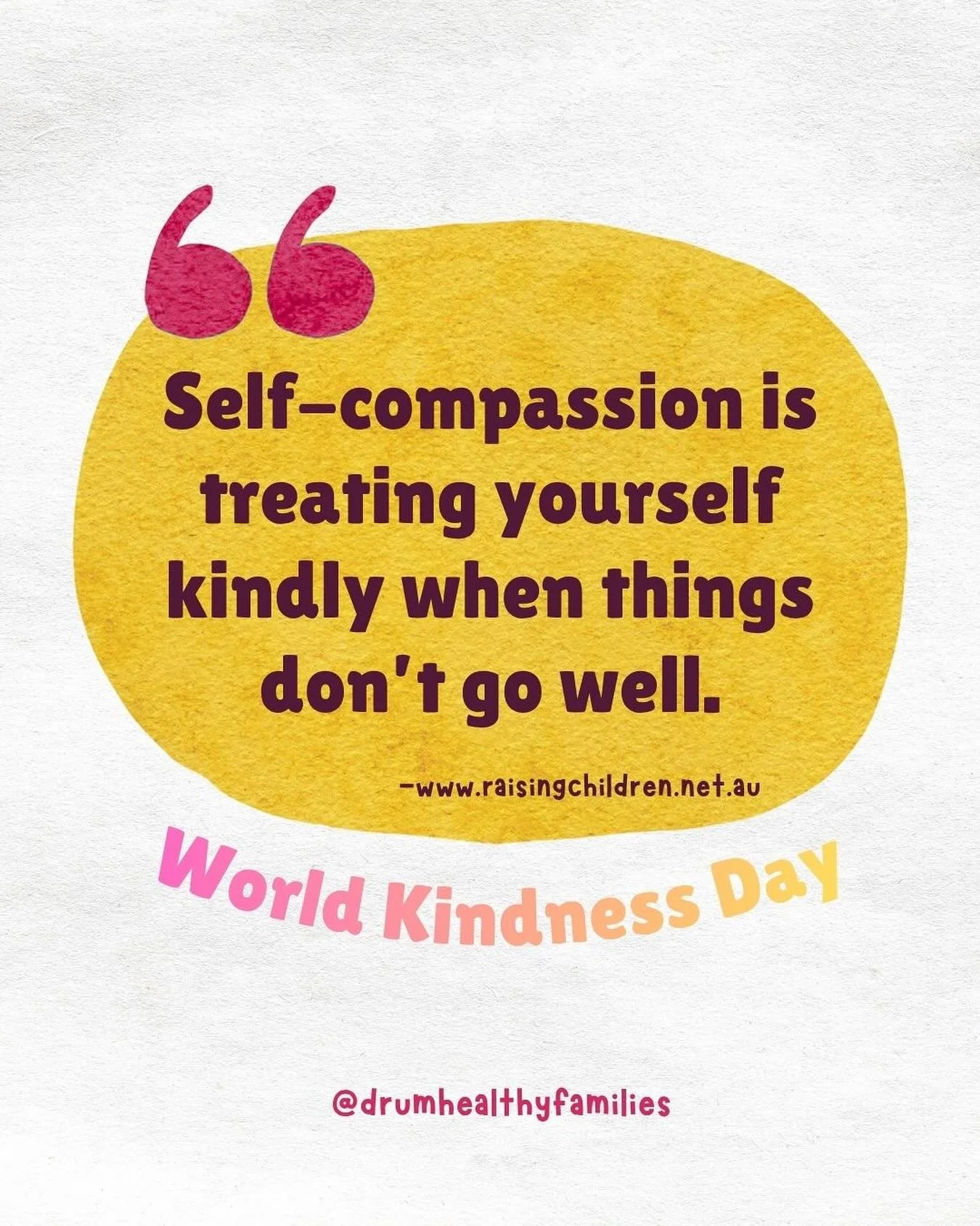 Hey Parents, Always remember that you matter to and while you&rsquo;re helping others it&rsquo;s okay to start showing yourself love on world kindness day. 

#worldkindnessday