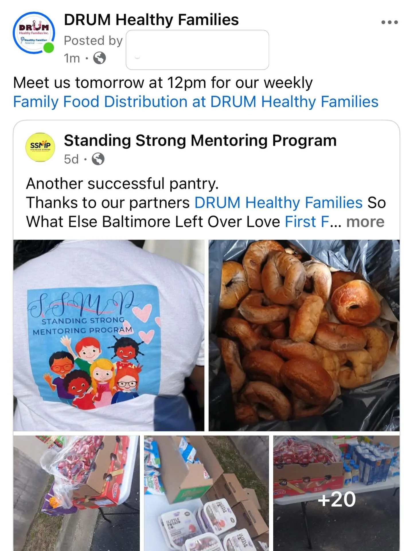 Be sure to stop by our weekly Tuesday Food Drive tomorrow at 12pm.
📍2100 Eutaw Pl

#baltimorefoodresources #drumhealthyfamilies