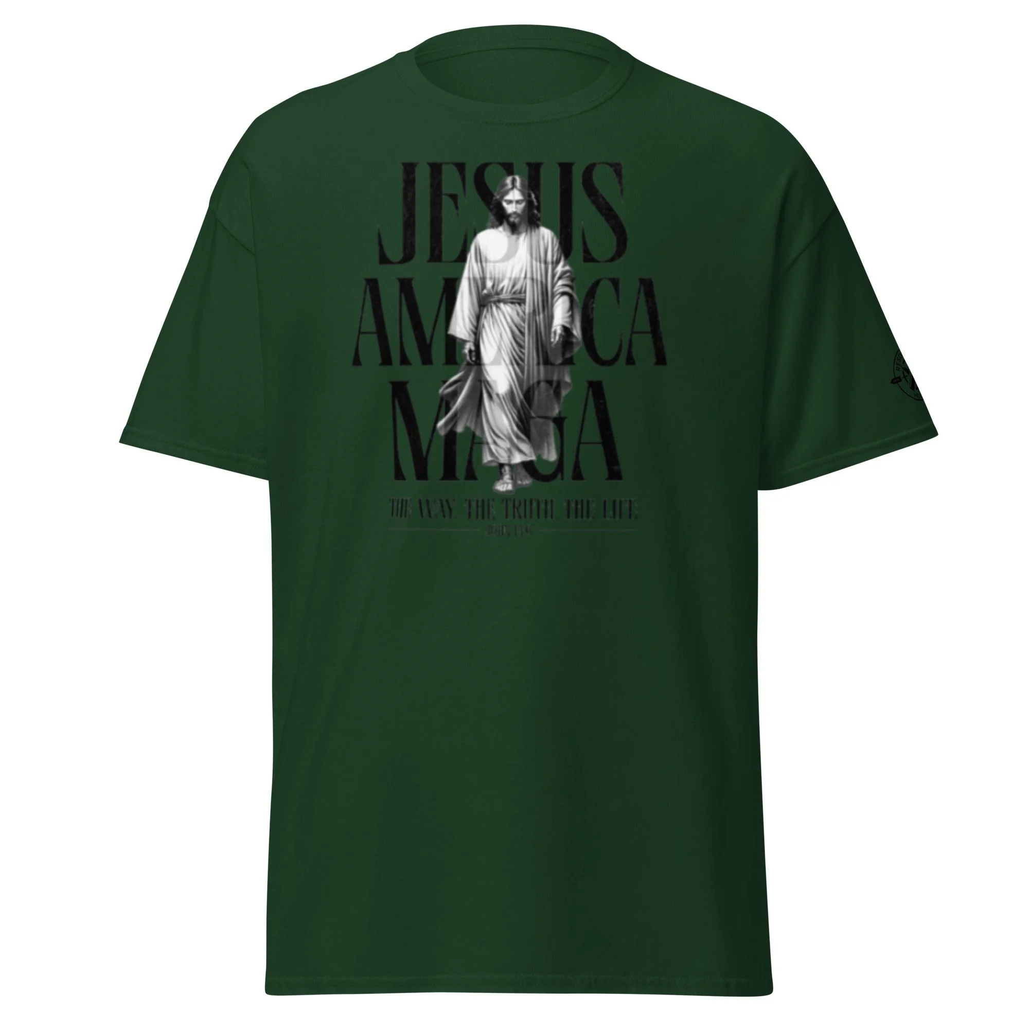 unisex-classic-tee-forest-green-front-67b23482d266b.jpg
