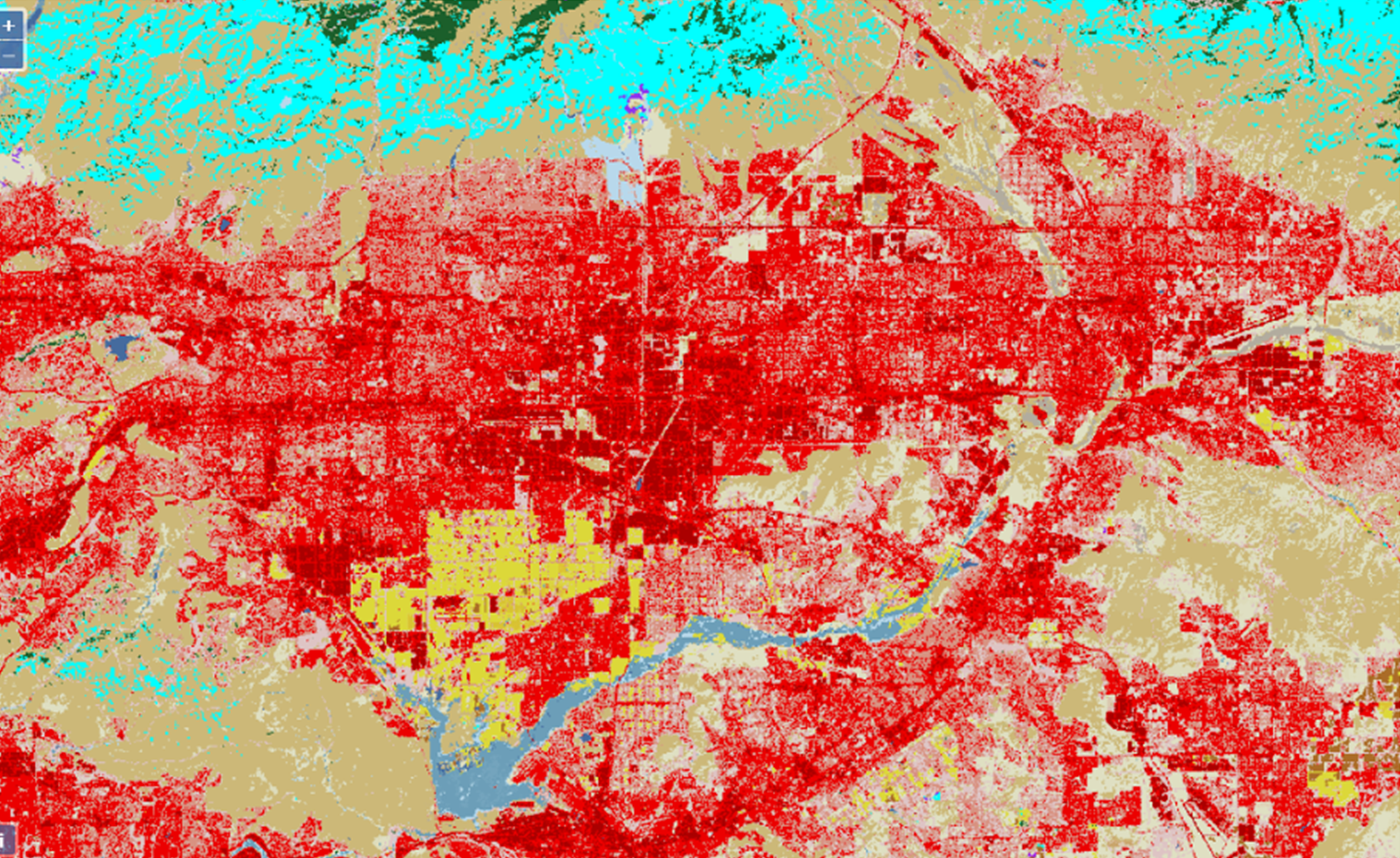 Land Cover in Southern Inland California 2019