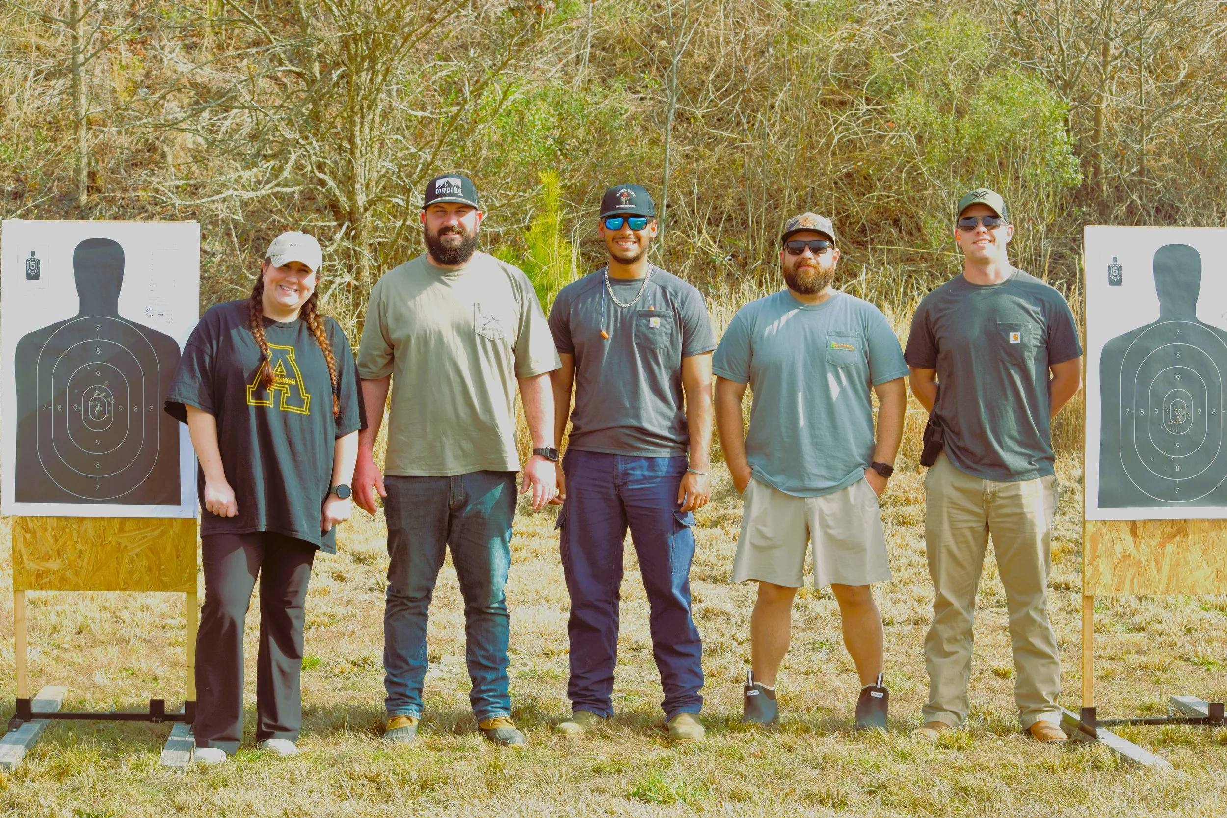 Class Photo 4 men and a woman.JPG