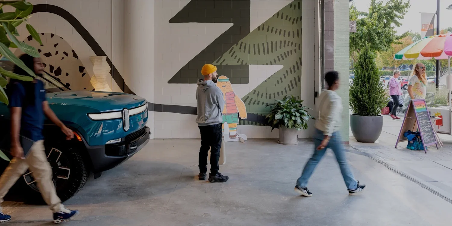 Rivian showroom at Ponce City Market in Atlanta