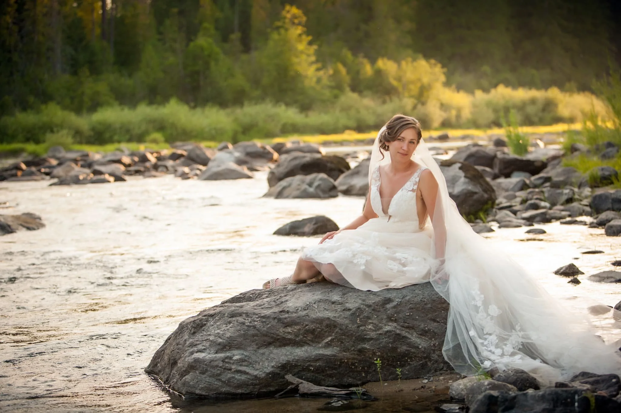 Priest River Idaho is the setting for this wedding venue offering natural beauty and peace and quiet from the busy cities nearby