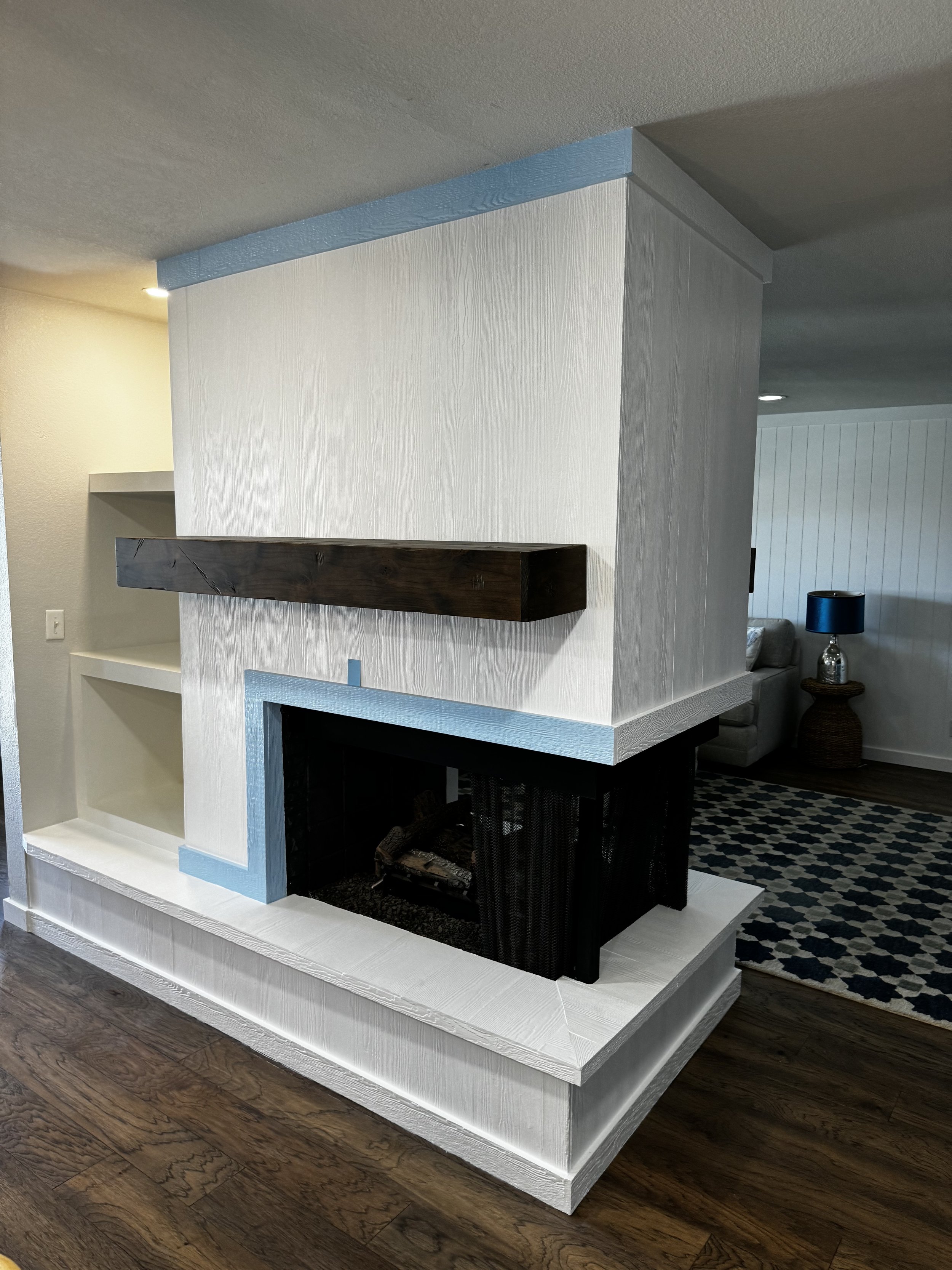 Paint, reframing, and chimney renovation