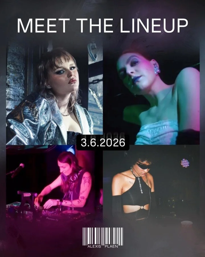 Meet your lineup for next Friday&rsquo;s Enjoy the Void album release show! ⋆˙⟡ 

For this full-band debut, I&rsquo;ll be playing the record top-down for the very first time at @theburlingtonbar on 3/6 ⋆˙⟡

Our night will begin with a hybrid DJ set f