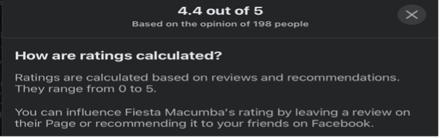 Satisfaction rating