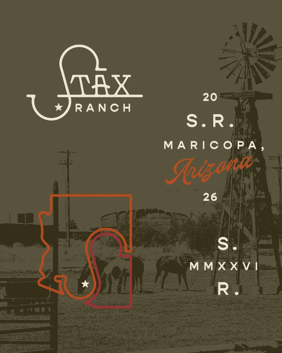 A little branding rendition for Stax Ranch in Maricopa, Arizona&hellip; workmarks, brand, and more
.
.
#cattleranch #ranching #ranchlogo #logobranding #logodesigner