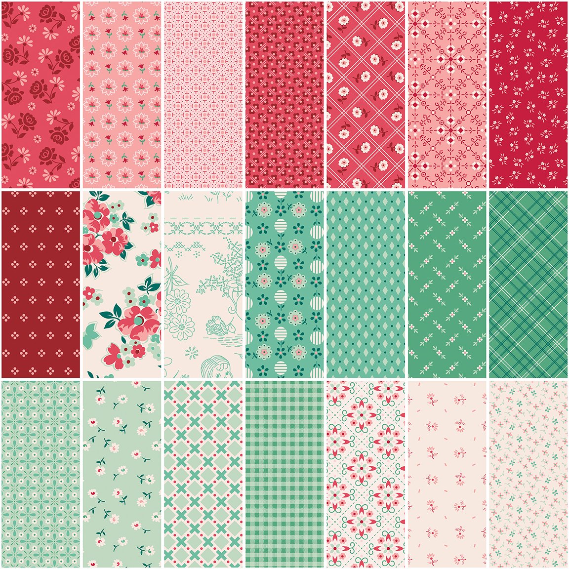 Berry & Sage Fat Quarter Bundle