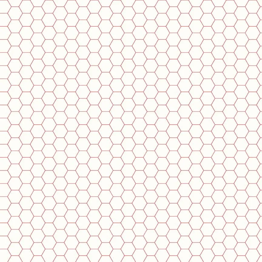 Bee Backgrounds Honeycomb Red