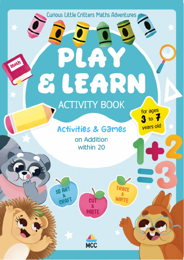 Addition with 20 - Play & Learn Activity Book (Digital Version - Level 1,2,3)