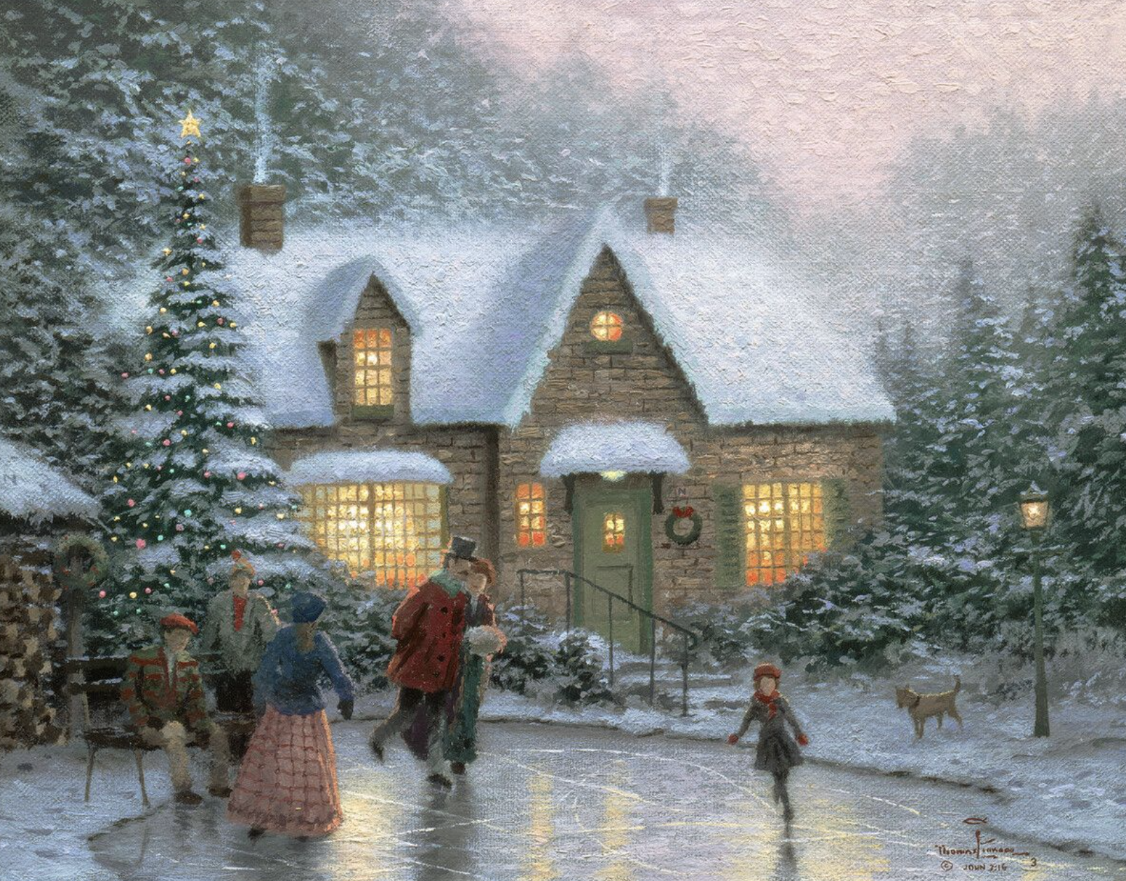 Happy Holidays from the Kinkade Family Foundation! 
