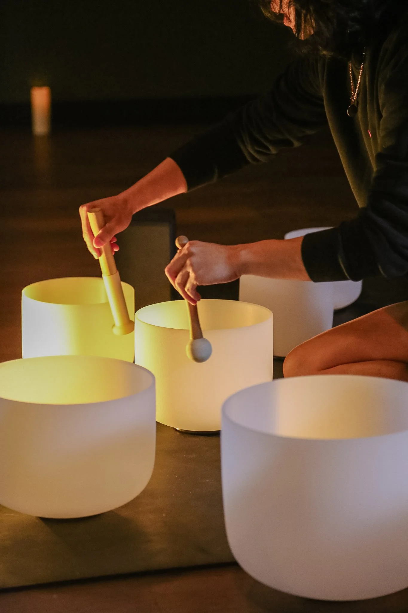 Restorative yoga and soundbath