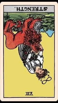 Strength Card Reversed