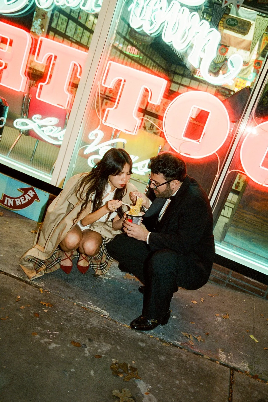 A Little White Chapel &amp; downtown Vegas Elopement with 80s Hong Kong Style