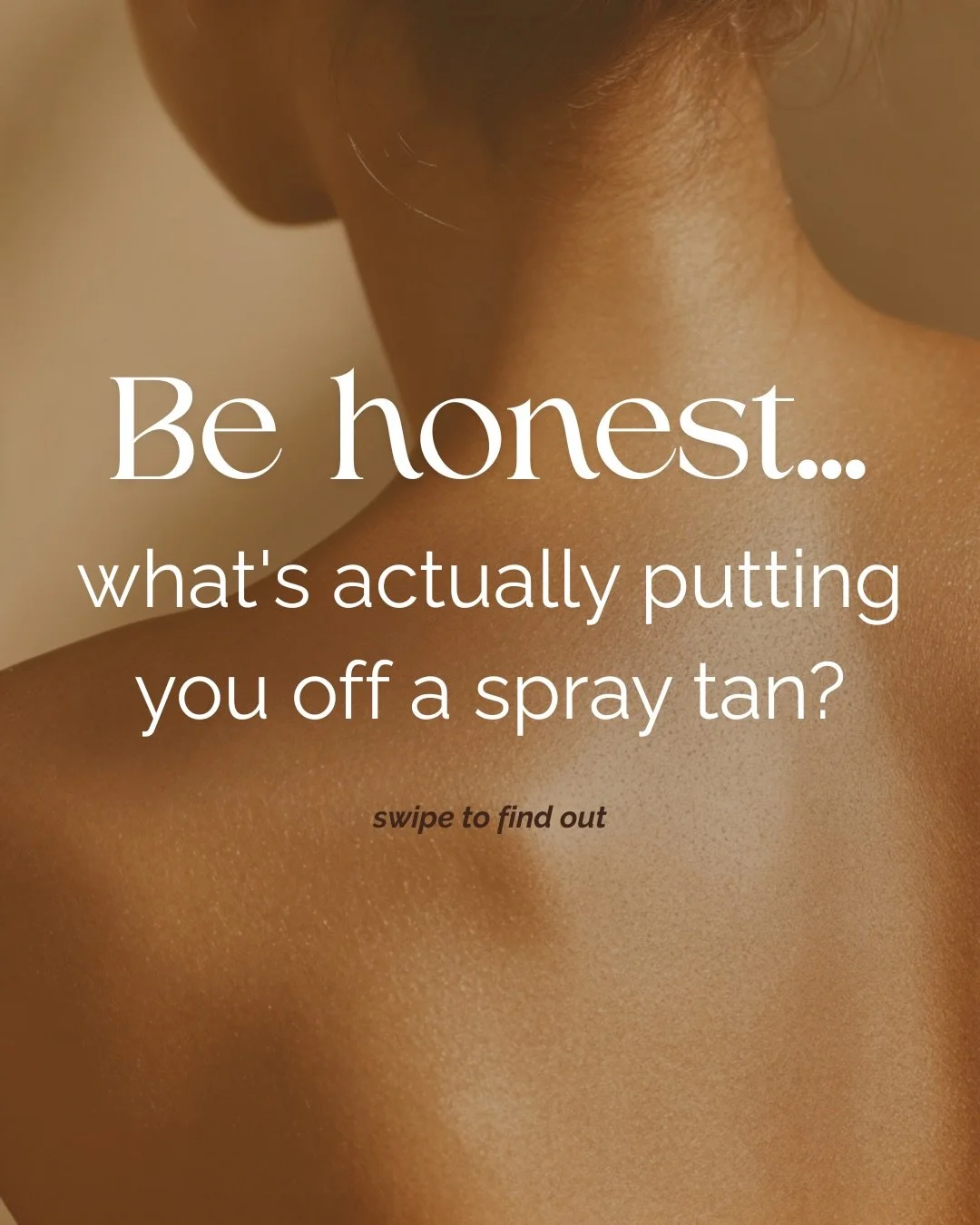 I&rsquo;ve entered my spray tan era&hellip; and apparently I can&rsquo;t stop talking about it 😅
But honestly, it&rsquo;s been so interesting hearing what actually makes people nervous about getting a spray tan.
And I get it! I relate so much to tho