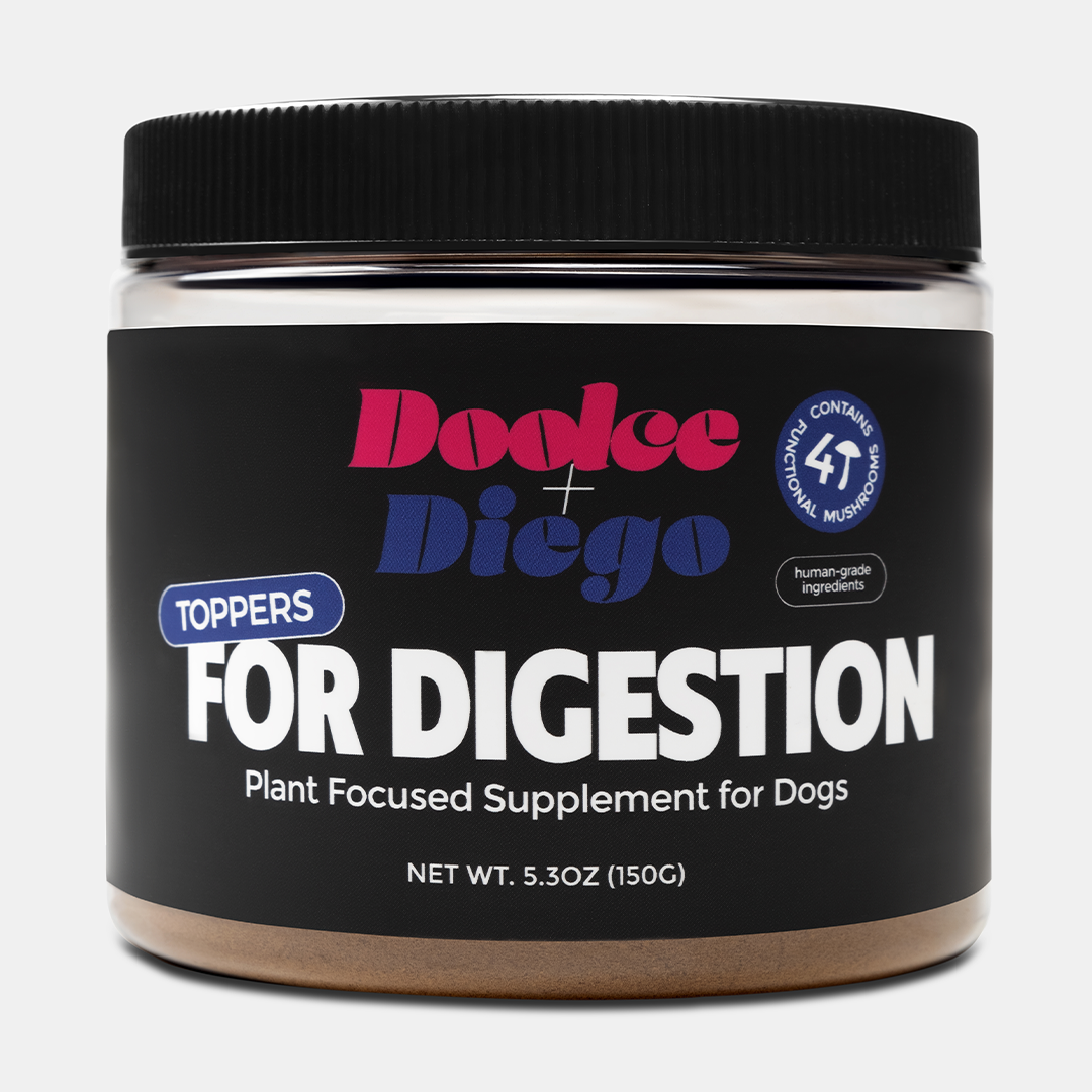 Doolce + Diego - plant focused wellness for dogs