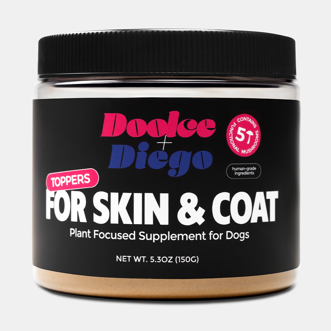 Doolce + Diego - plant focused wellness for dogs
