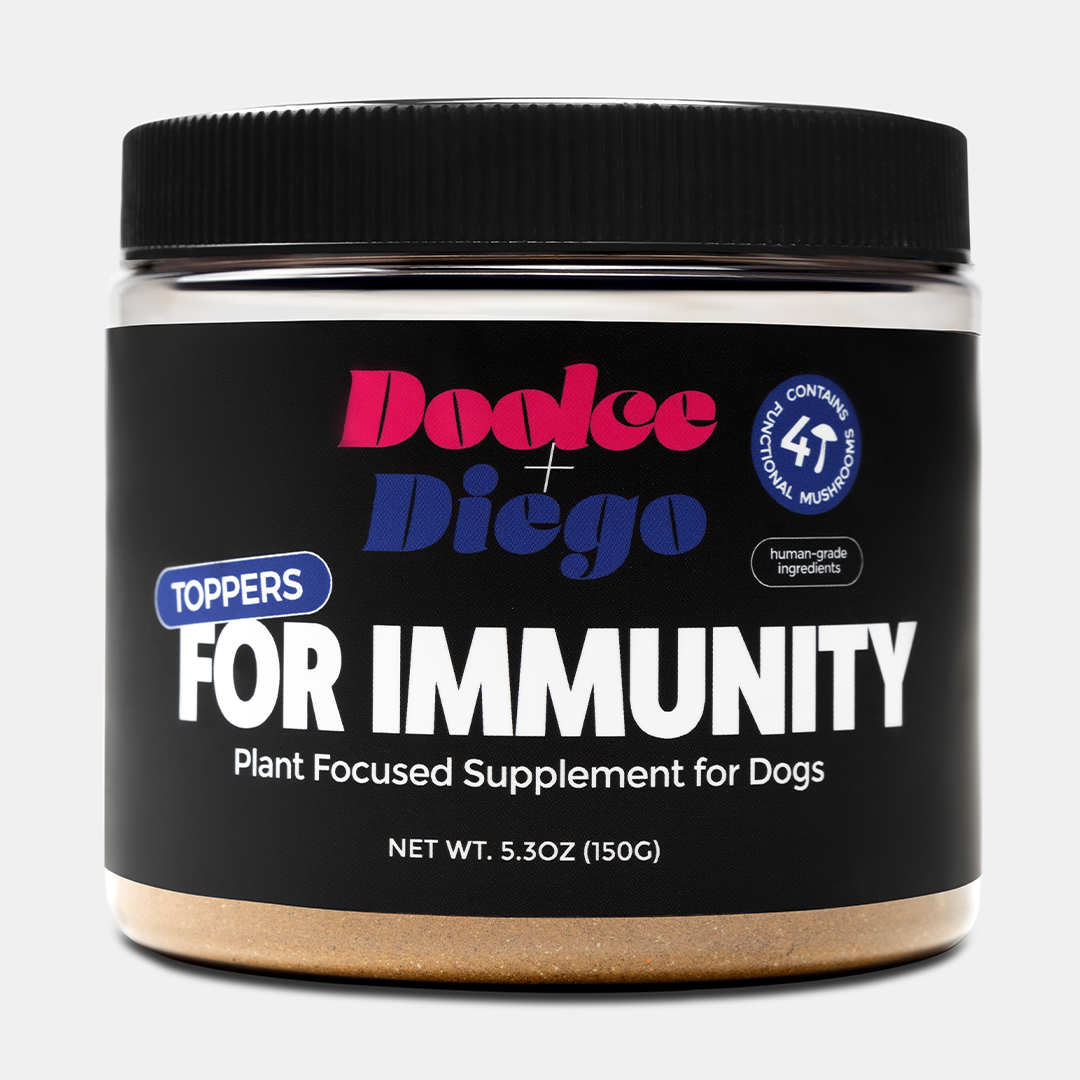 Doolce + Diego - plant focused wellness for dogs