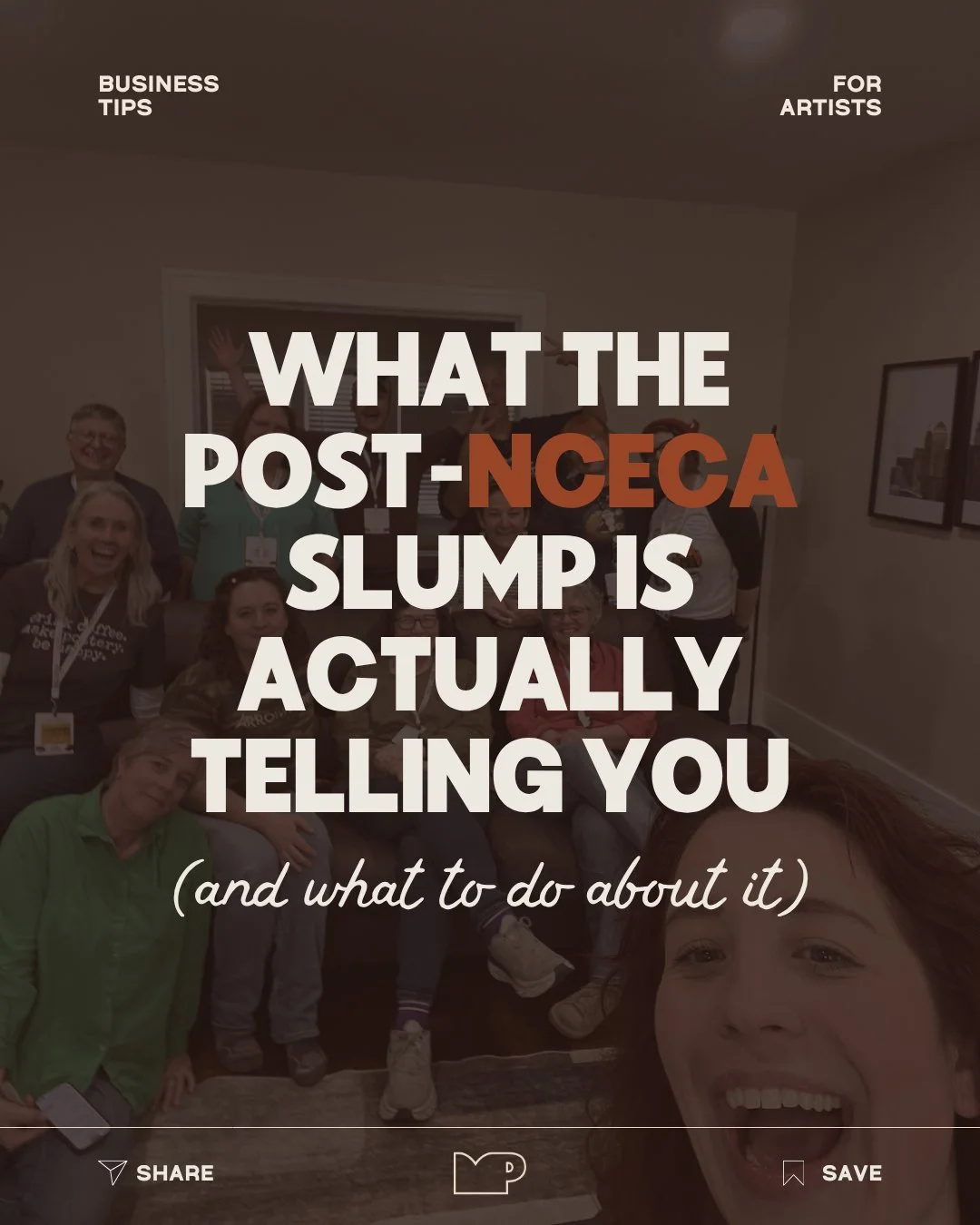 😣 The post-NCECA drop is real. And so is the FOMO if you didn't go. 😣 Either way, these feelings are telling you something (swipe to see what I mean).

**SO!! I'm doing something about it**

For the first time ever, I'm opening The Community up for