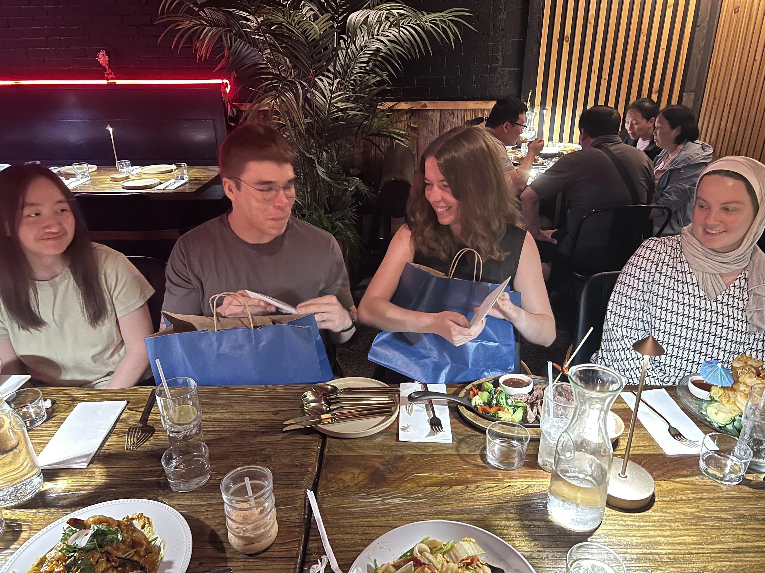 Send-off party for Sophia and Gabriel - we will miss you!