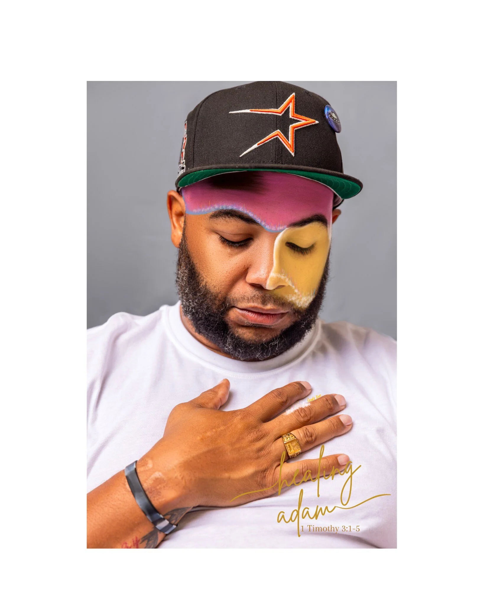 Healing Adam is now live 💜

You can now view the full gallery at www.healingadam.com

Title: I got'em God/Qualified Overseer