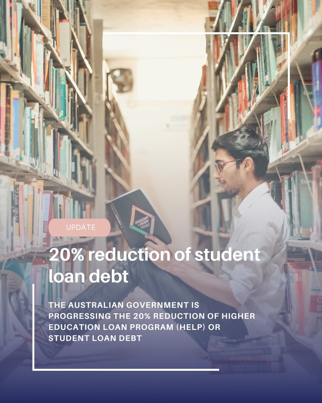 Hello HELP Reductions! 
The Australian Government is moving forward with its plan to reduce student loan (HELP) debt by 20%. 🎉
They&rsquo;ve promised this will be the first law introduced when Parliament returns on 22 July 2025.
