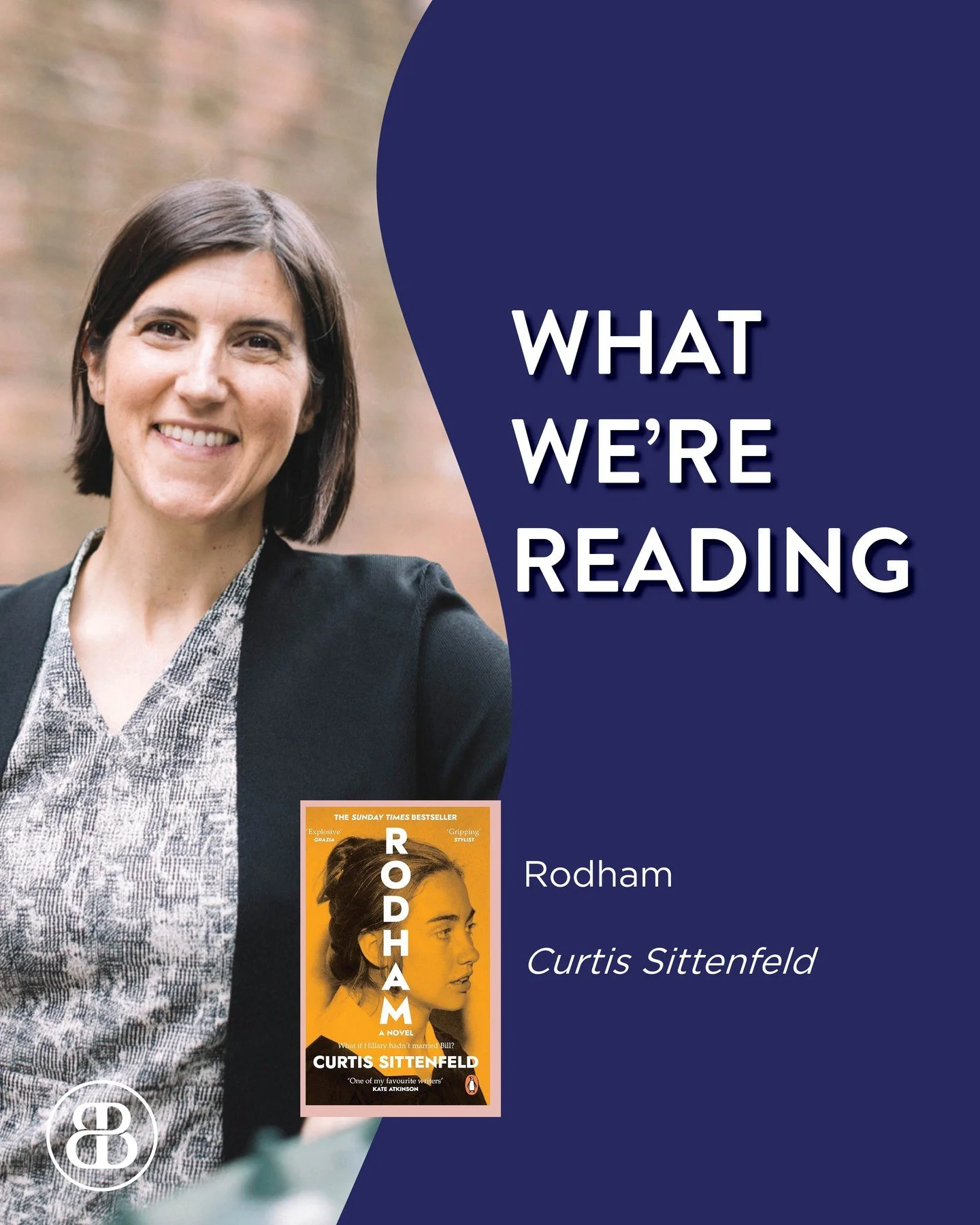 WHAT WE'RE READING:
This week&rsquo;s pick is Rodham by Curtis Sittenfeld &mdash; a bold reimagining of Hillary Rodham Clinton&rsquo;s life, asking the fascinating &ldquo;what if?&rdquo; about love, ambition, and the choices that shape us.

I (Purdy)