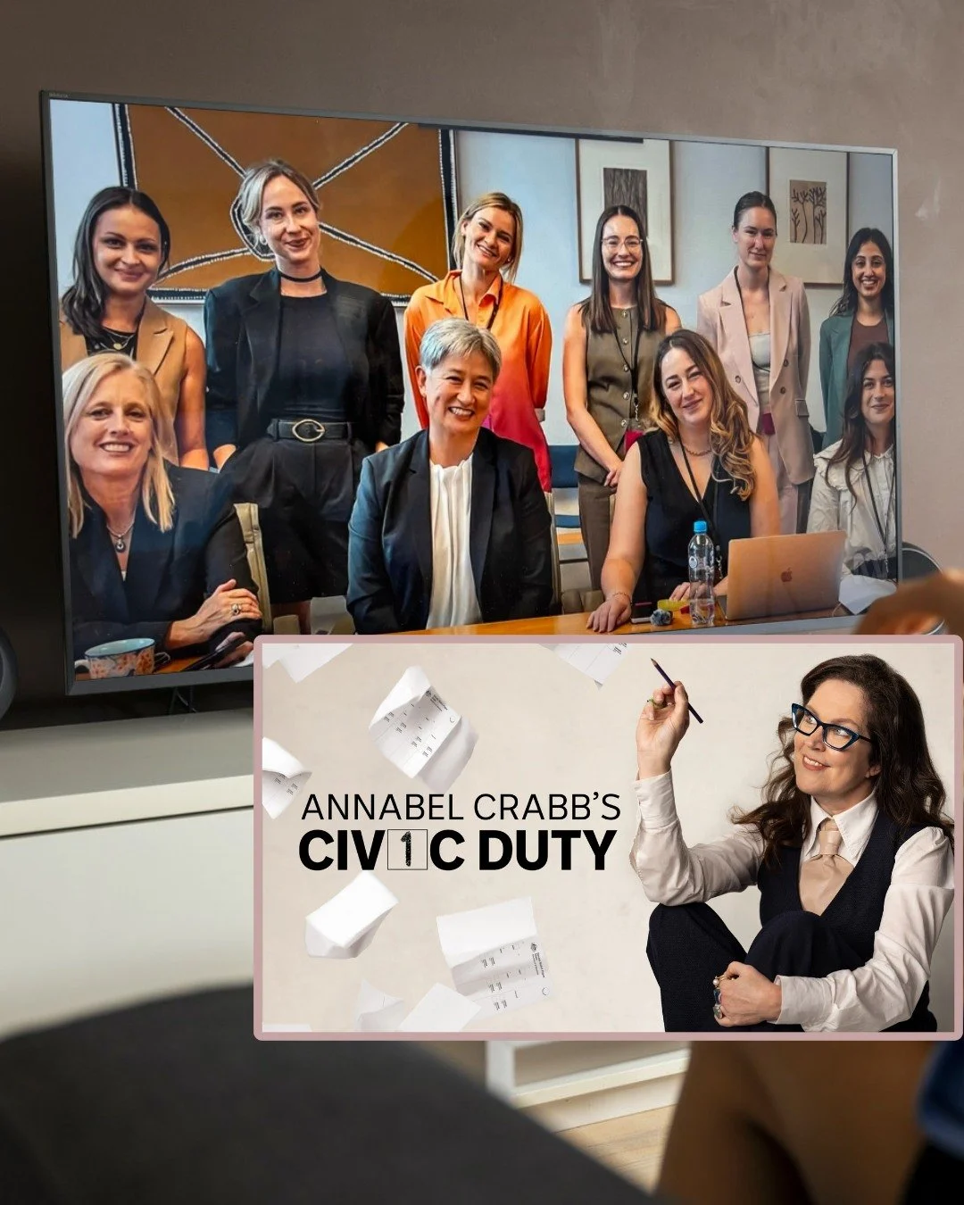 We spotted @the.brokegeneration on TV last night! 👀
Annabel Crabb&rsquo;s Civic Duty, a three-part docu-series on the ABC, dives into the remarkable story of Australia&rsquo;s democratic system.
This year, Emma from The Broke Generation travelled to