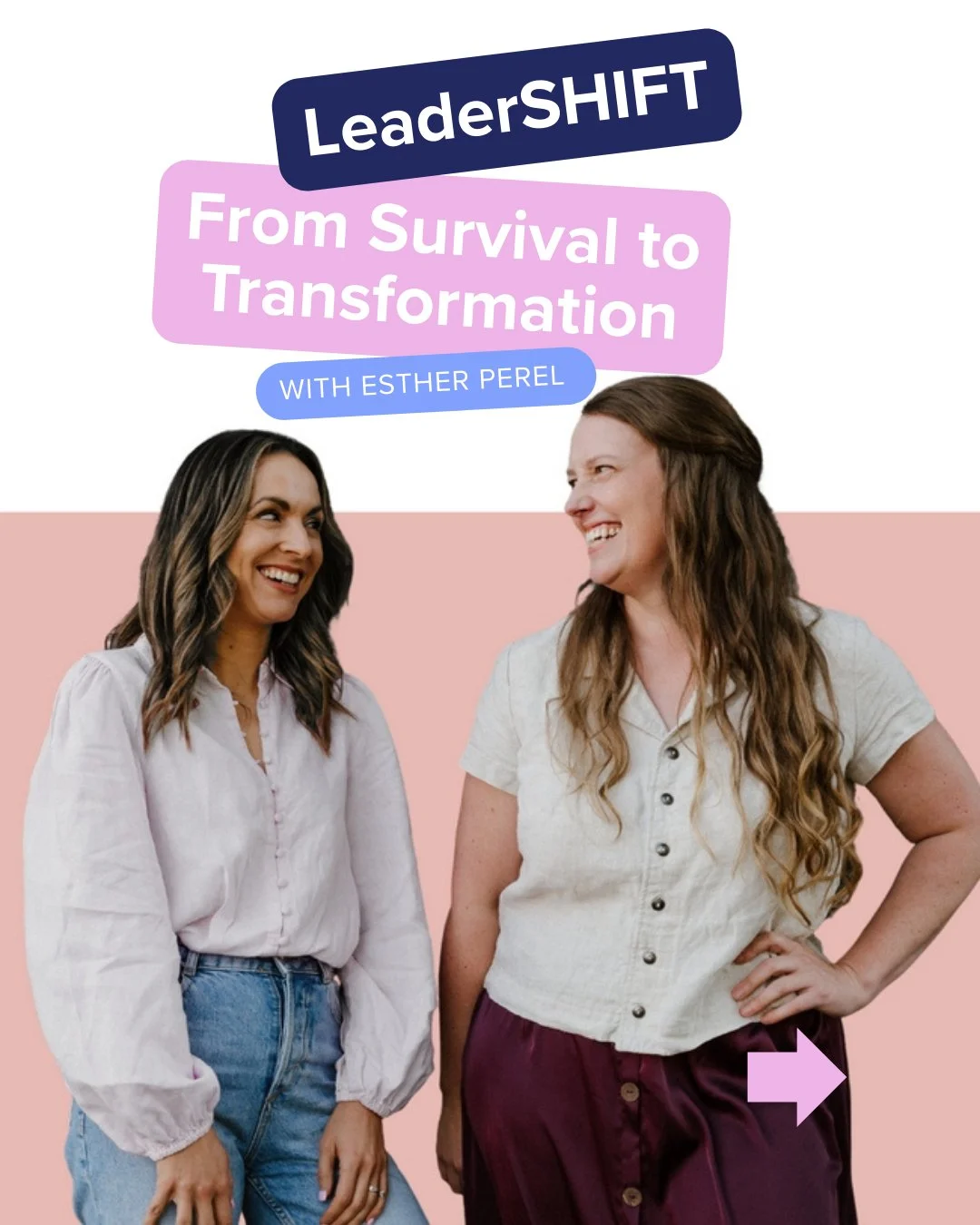 Last week Sarah and Vita attended LeaderSHIFT 2026, presented by Growth Faculty, centred on the theme:

"From Survival to Transformation"

The speaker lineup was exceptional, including the one and only queen of relationship intelligence and
