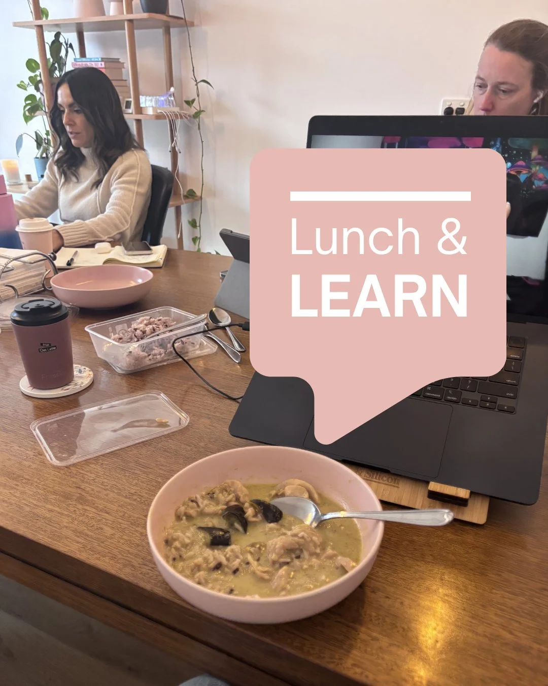Today's Lunch &amp; Learn was paired with some deliciously spicy Thai from Ari.BKK on Lygon street. 
 We highly recommend the Green Chicken Curry! 🥵😋