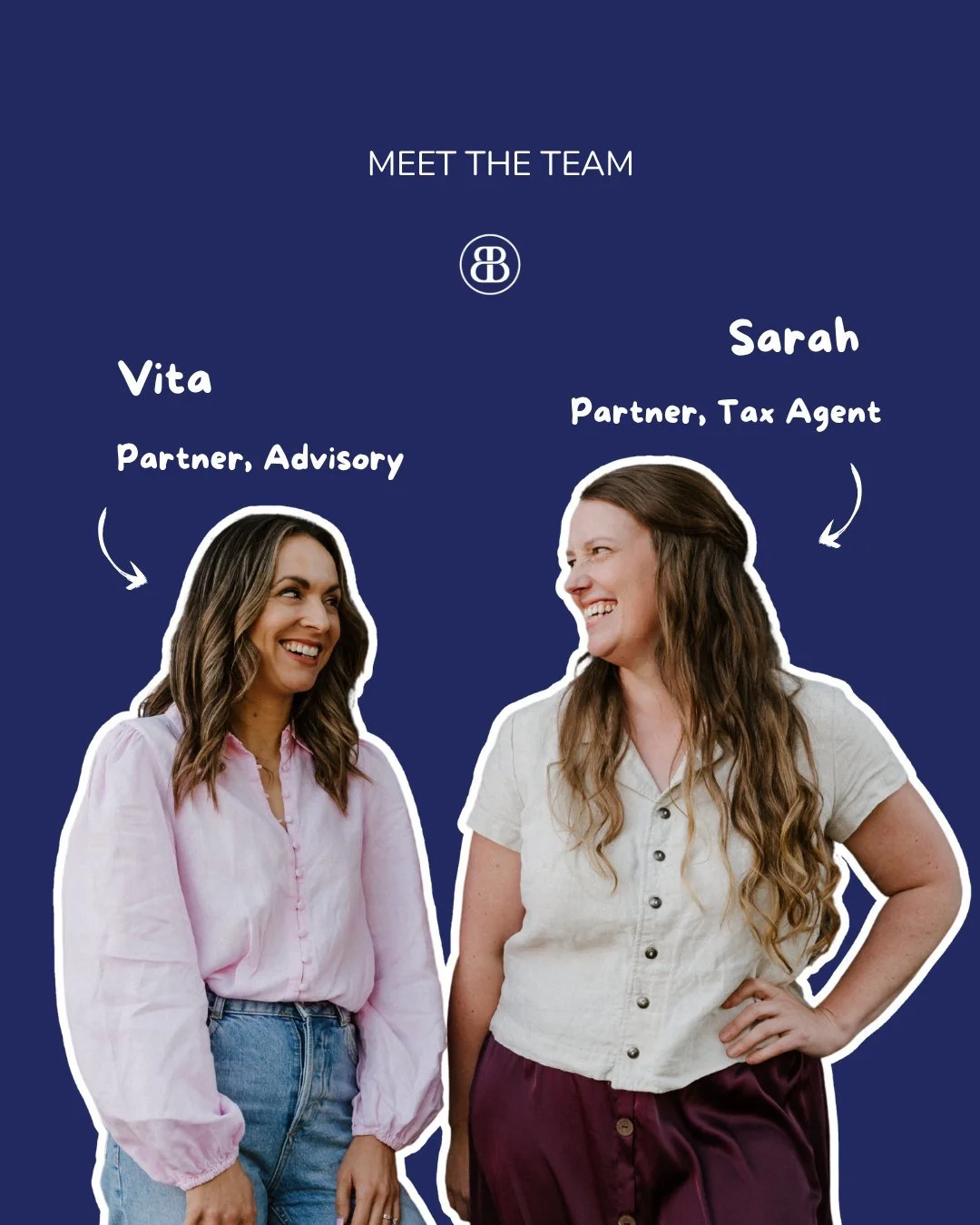 Time for a little re-introduction! Our founding partners met as Big 4 graduates and later came back together to fill the service gaps they&rsquo;d spotted. That&rsquo;s how Bramble and Briar was born.

💁🏻&zwj;♀️ Vita Lo Presti &middot; Partner, Adv
