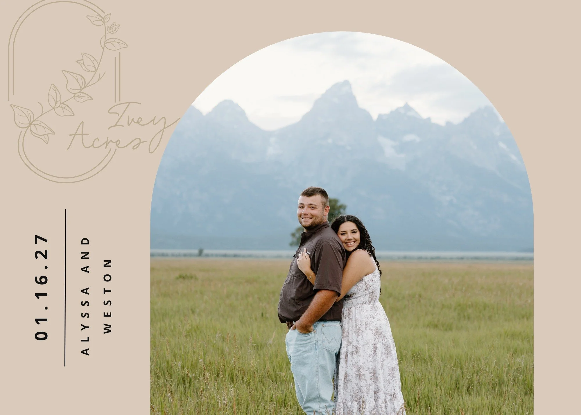 🌿✨ We are so excited to host Alyssa and Weston&rsquo;s wedding at Ivey Acres on January 16th, 2027! 💍❤️
We can&rsquo;t wait to celebrate their special day surrounded by love, laughter, and the beauty of Ivey Acres.