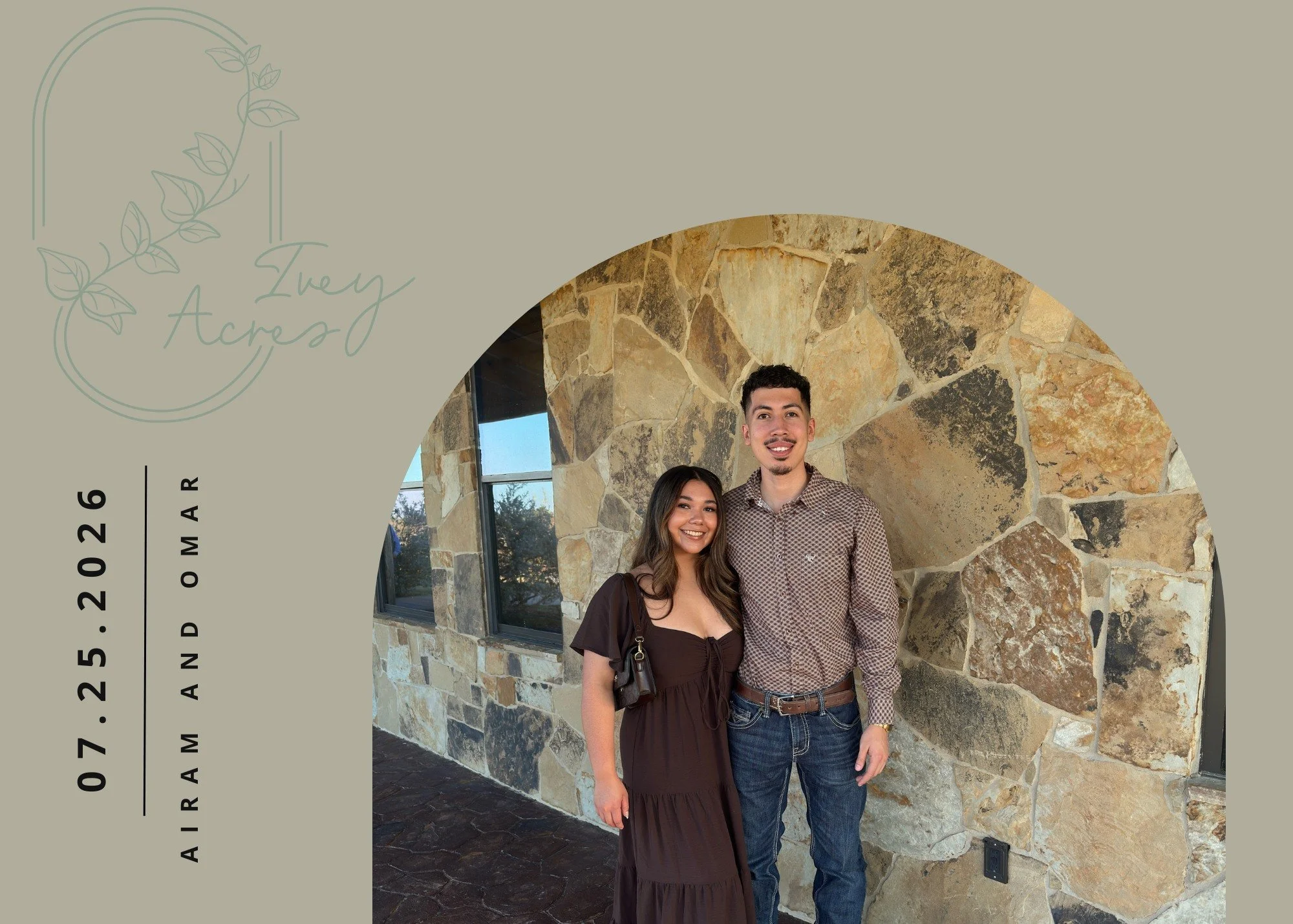 ✨ We&rsquo;re thrilled to celebrate with Airam &amp; Omar! ✨
We are so excited to host their wedding at Ivey Acres on July 25,2026. Thank you both for choosing us as your venue &mdash; we can&rsquo;t wait to be part of your special day!

💍🌿 Cheers 