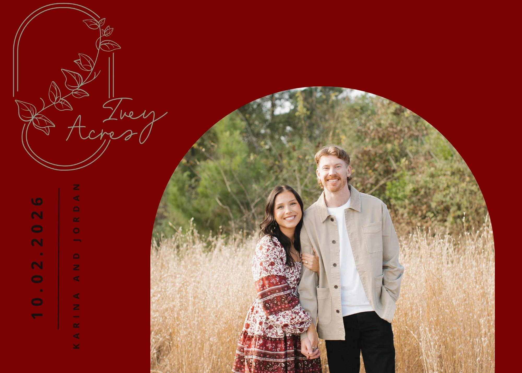 ✨ We&rsquo;re so excited to host Karina &amp; Jordan&rsquo;s wedding on 10.02.2026! 
Thank you both so much for choosing Ivey Acres to be a part of your special day. We truly appreciate your trust in us and can&rsquo;t wait to help create a beautiful