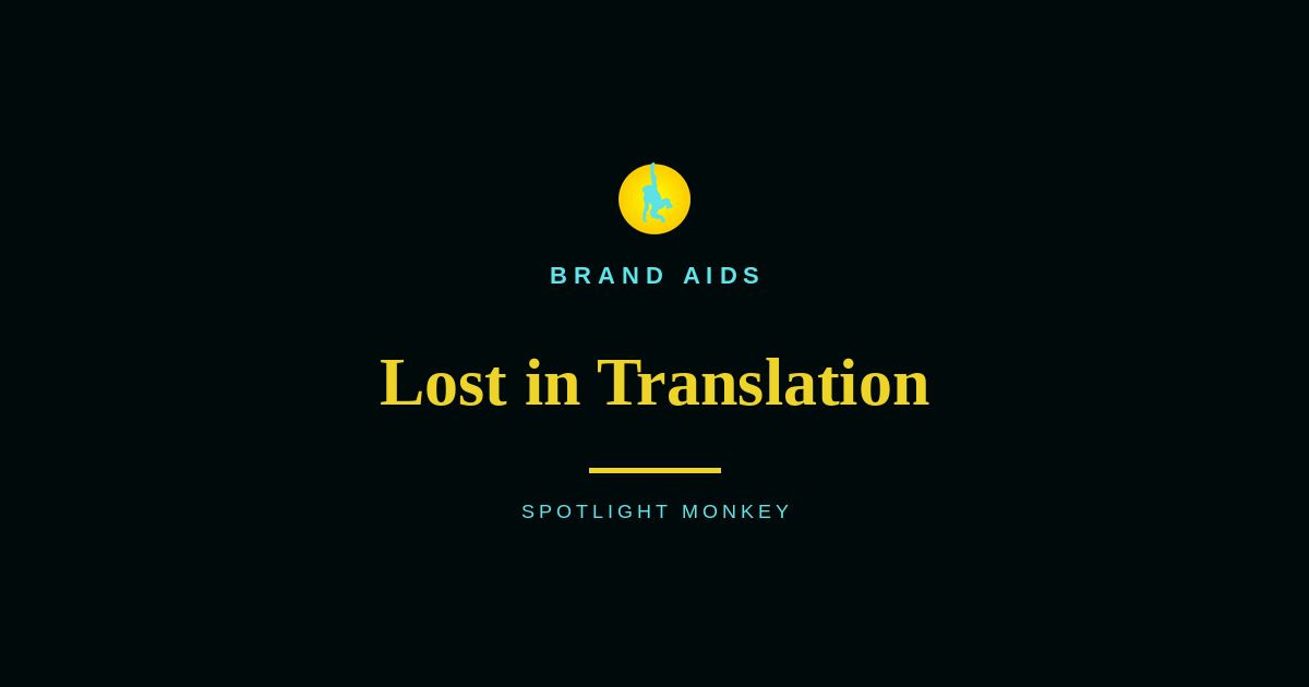 Lost in Translation