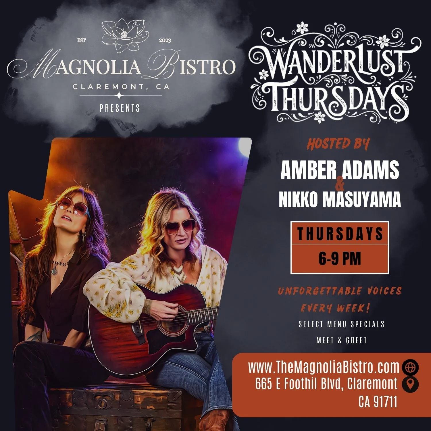 Wanderlust Thursdays Hosted by Amber Adams &amp; Nikko Masuyama