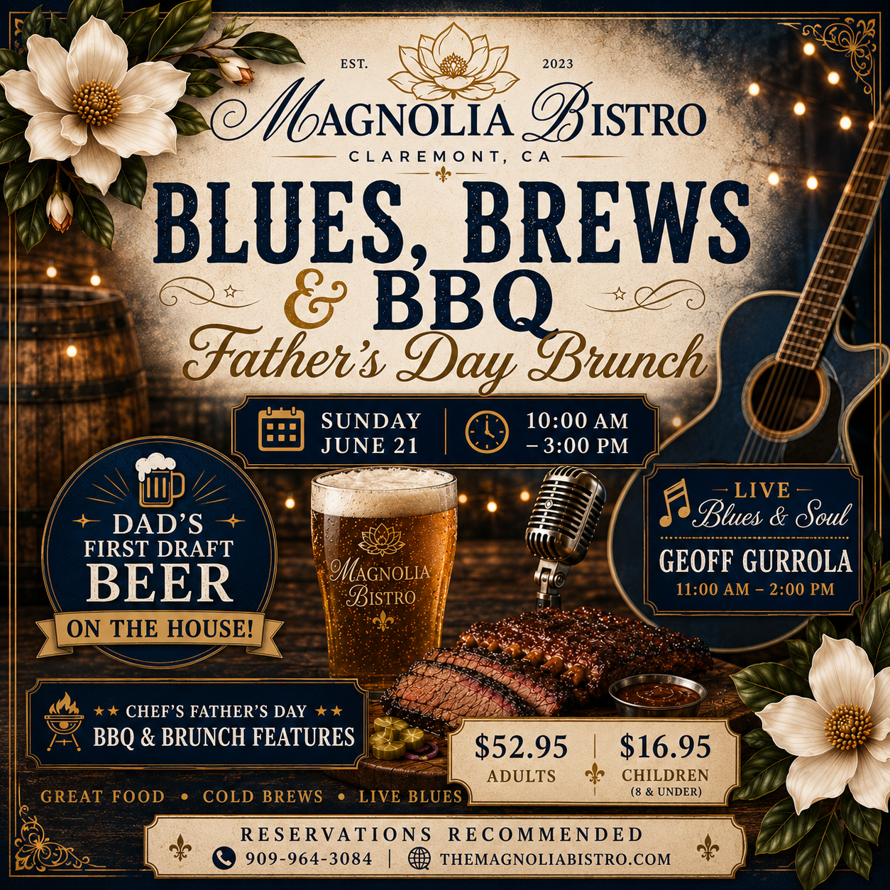 Celebrate Dad with Good Food, Cold Brews, and a Little Soul