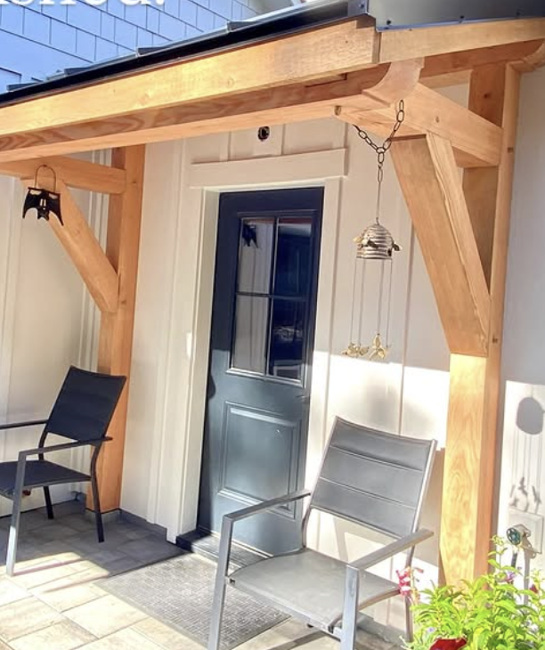 Old School Mortise and Tenon Porch Cover