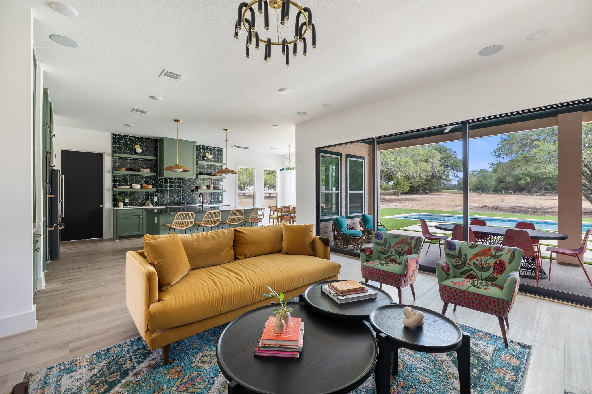 Round top Ranchette is a gorgeously designed luxury stay in Roundtop texas