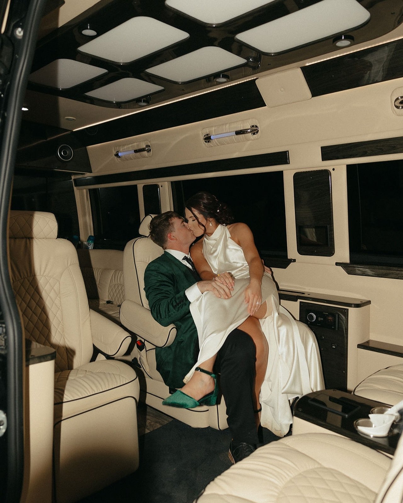 Say &lsquo;I do&rsquo; to luxury transportation for your special day! 🚐✨ 

Our stylish van is the perfect ride for your wedding festivities, ensuring you arrive in style and comfort. Let us handle the transportation and lodging details so you can fo