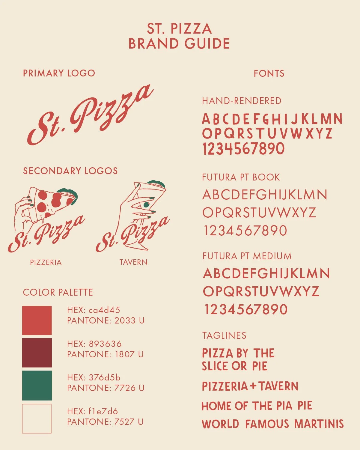 Secondary Logo Illustrations and Custom Font by Jen Kruch