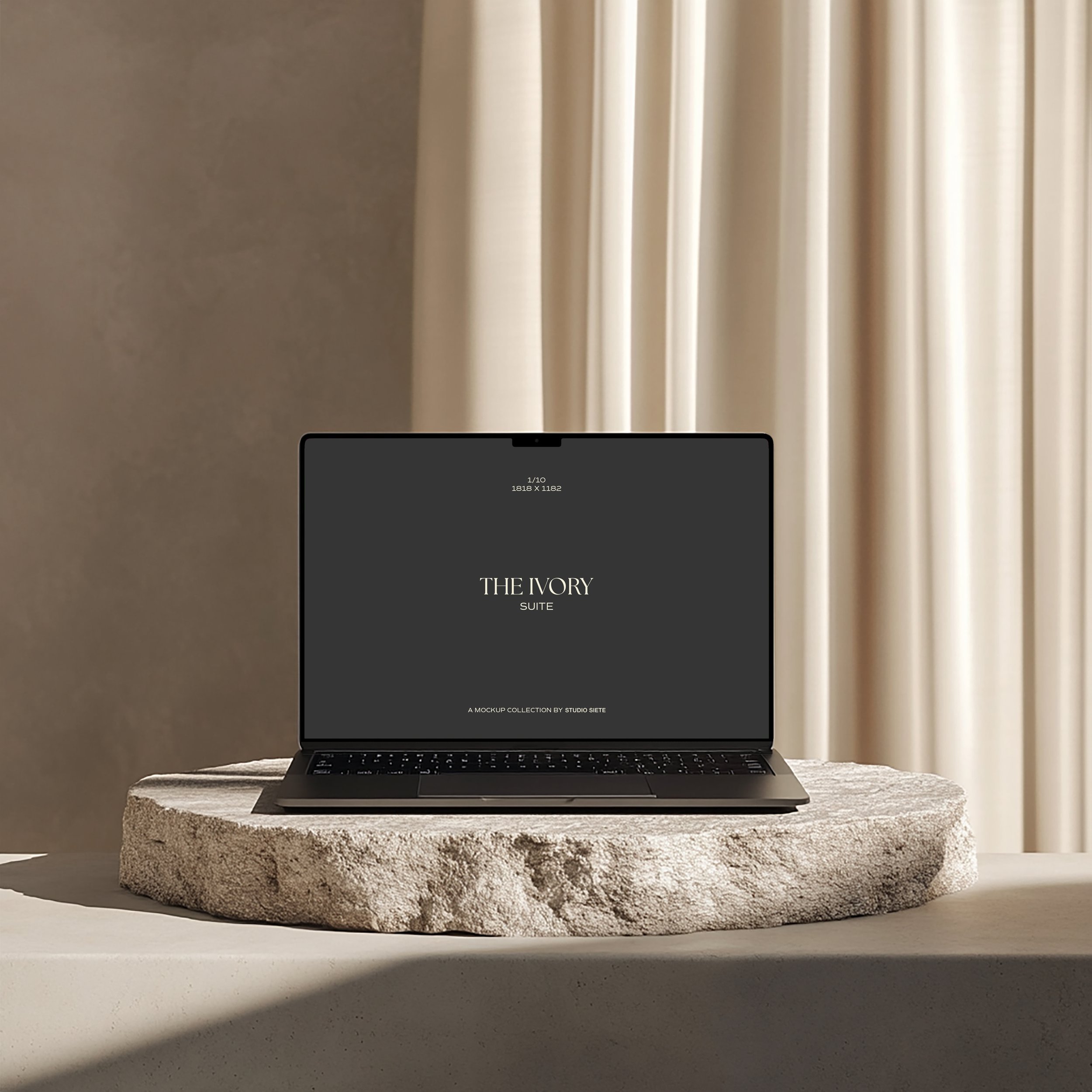 Mackbook Pro Mockup - The Ivory Suite