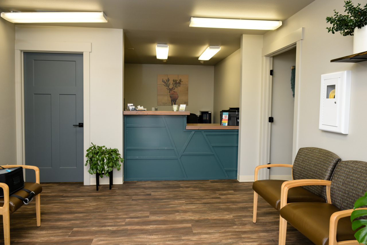 Upper County Primary Care waiting room in Cle Elum, WA