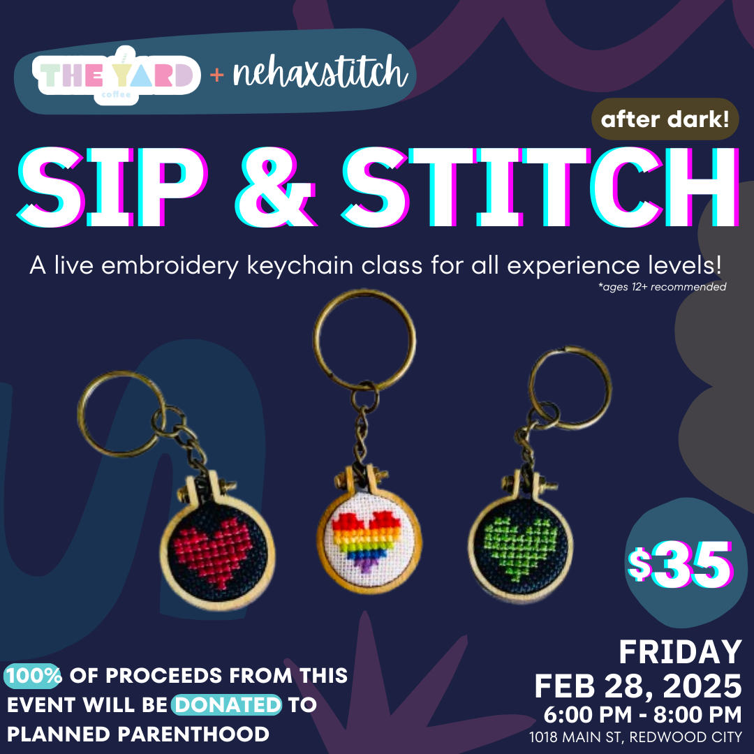 Sip & Stitch at The Yard