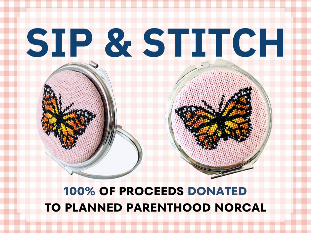 Compact Mirror Sip &amp; Stitch at the CfC