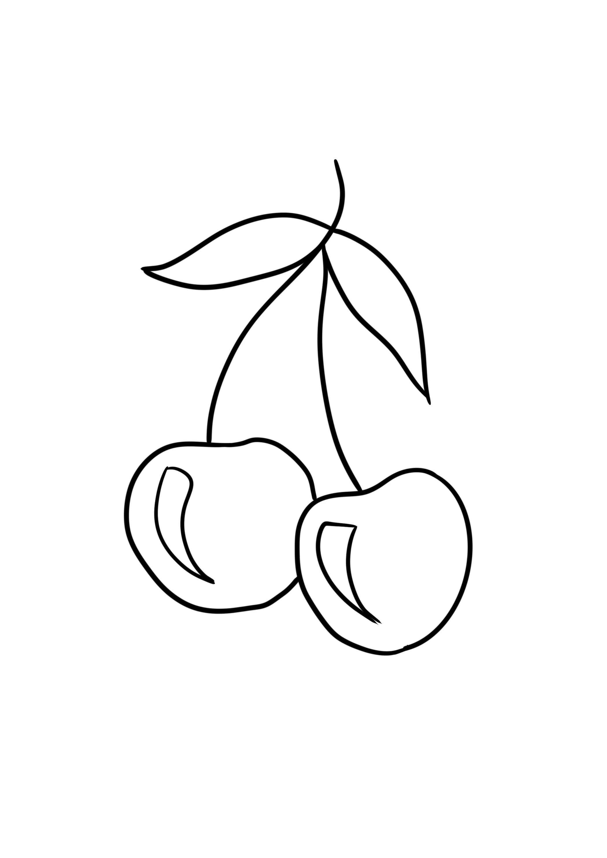 46_335447872274516778_a_line_drawing_of_two_cherries_on_a_branch_with_one_fruit_in_the.jpg