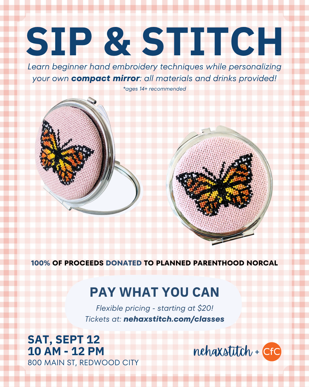 Sip & Stitch (Sept 2026)