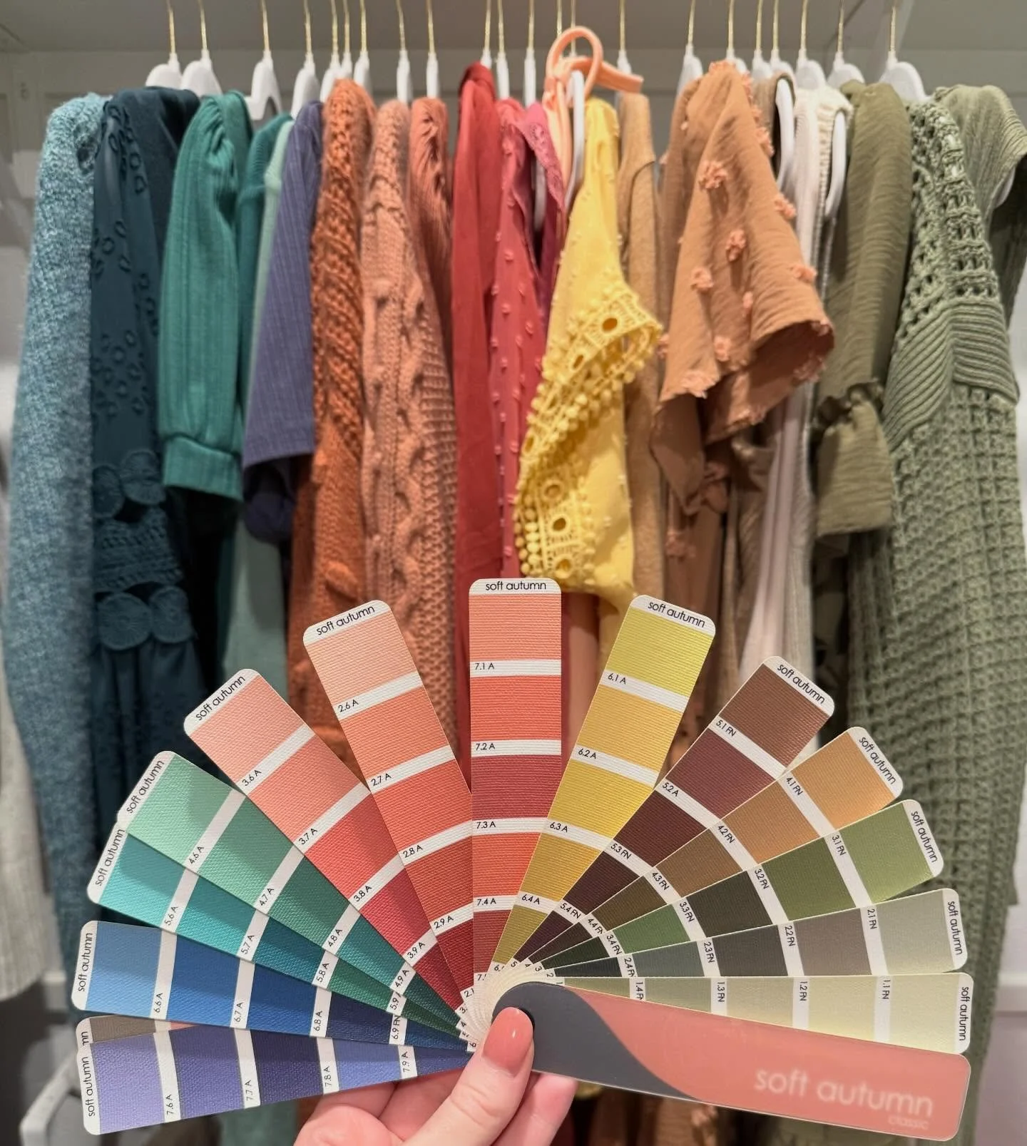 Is your closet working FOR you or AGAINST you?? 
The first thing I recommend that my clients do after getting their colors done is to go through their closet!

⭐️Helpful tip: make a designated section in your closet for all of the items that work wit