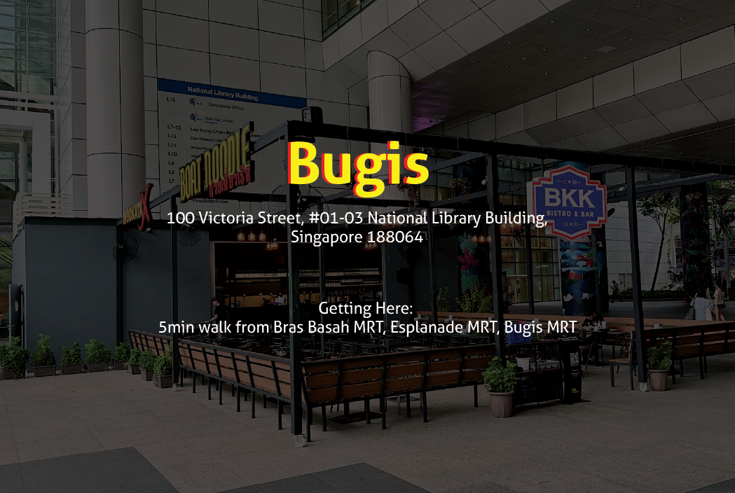 BKK Bistro Boat Noodles at Bugis National Library